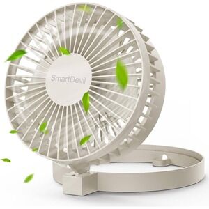 USB Mini Desk Fan Ultra Quiet, 2-Speed, 90° Rotate‎ Foldable Personal Table Fan